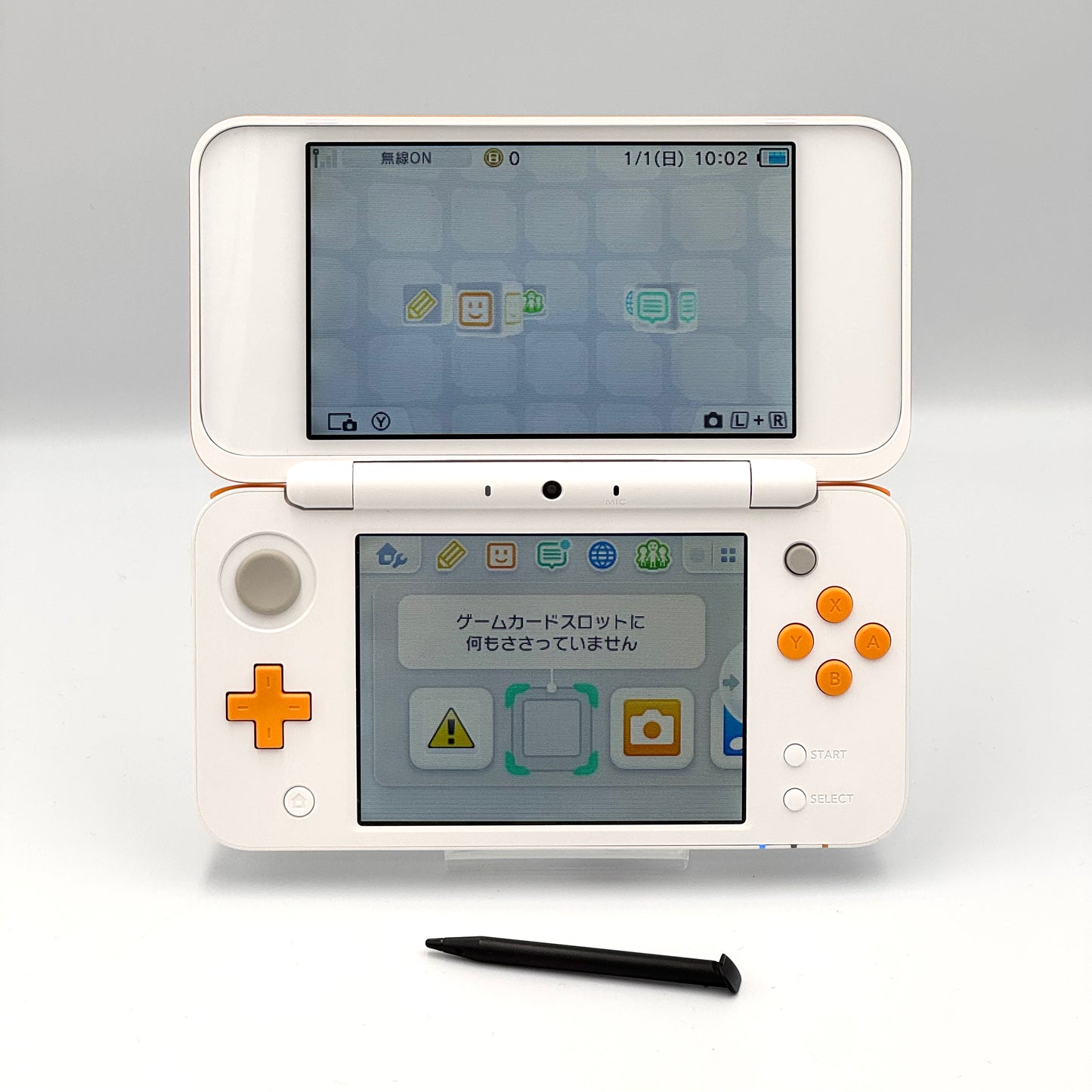 New Nintendo 2DS LL – White & Orange