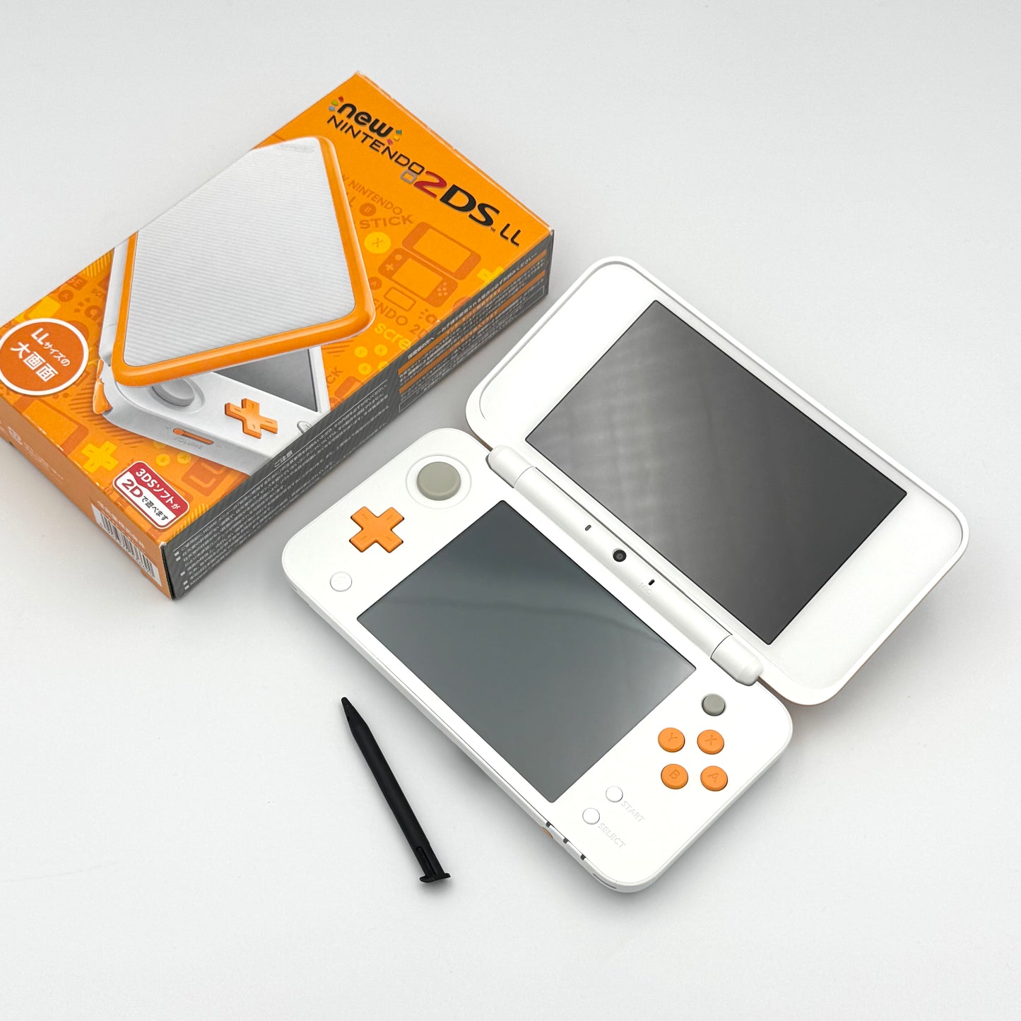 New Nintendo 2DS LL – White & Orange