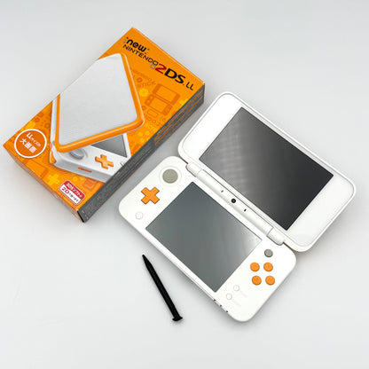 New Nintendo 2DS LL – White & Orange