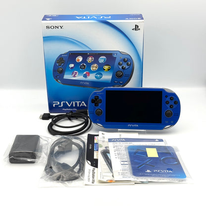 PS Vita 1000 Sapphire Blue – Complete in Box
