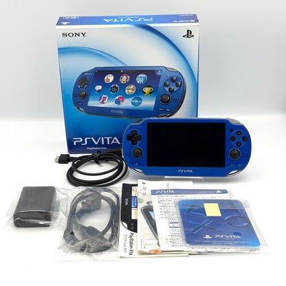 PS Vita 1000 Sapphire Blue – Complete in Box