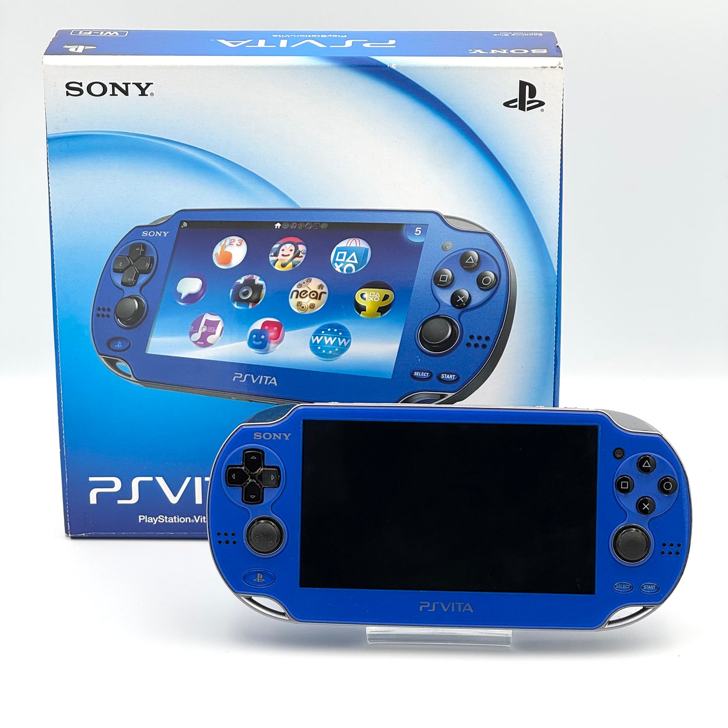 PS Vita 1000 Sapphire Blue – Complete in Box