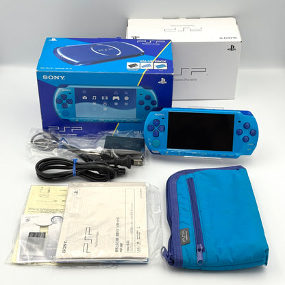 PSP 3000 Sky Blue / Marine Blue Value Pack