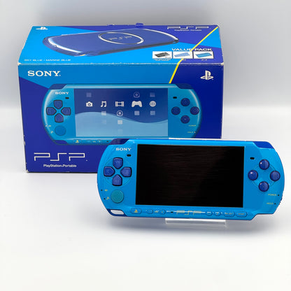 PSP 3000 Sky Blue / Marine Blue Value Pack