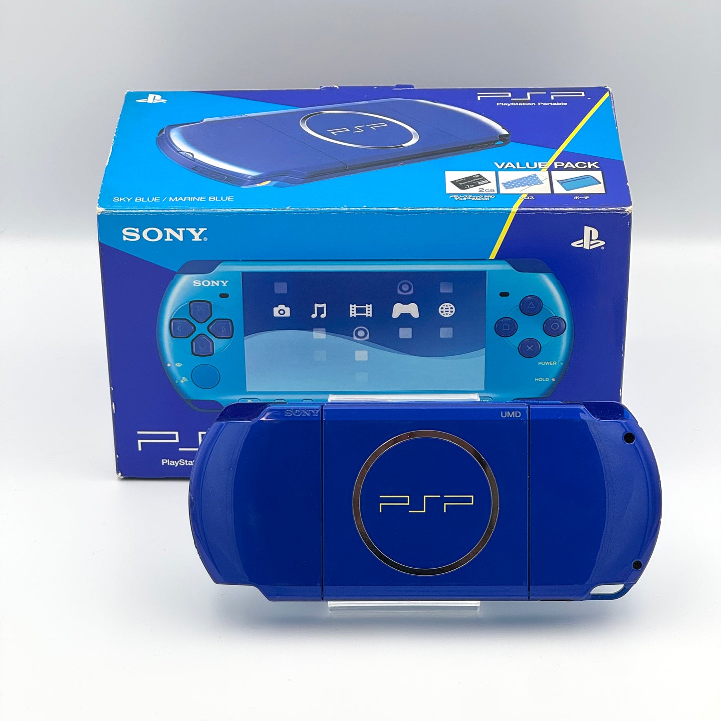 PSP 3000 Sky Blue / Marine Blue Value Pack