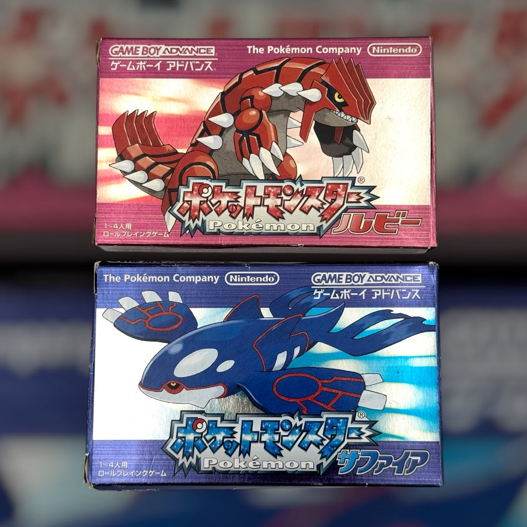 Pokémon Ruby & Sapphire Bundle – Game Boy Advance Japan