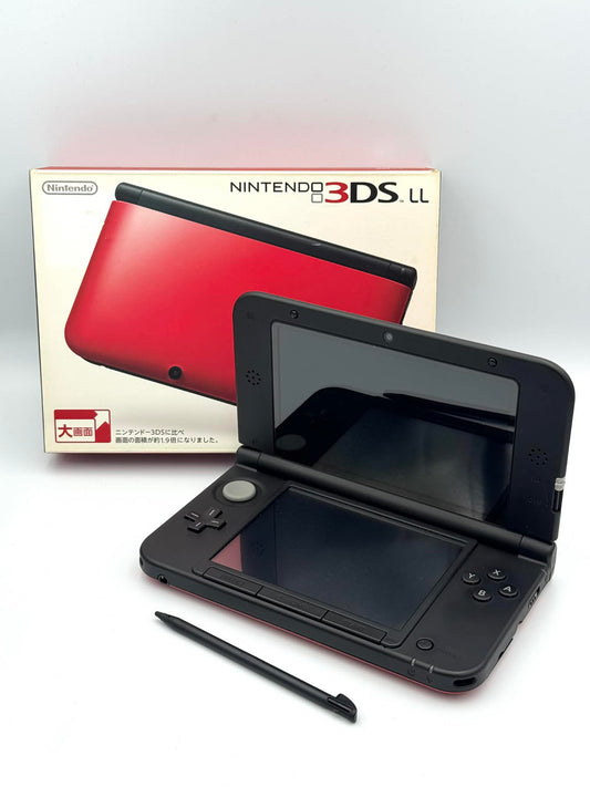 Nintendo 3DS LL – Rouge et Noir (Boîte complète) 