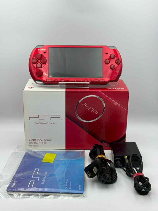 PSP 3000 Couleurs Carnaval – Rouge éclatant 🇯🇵 