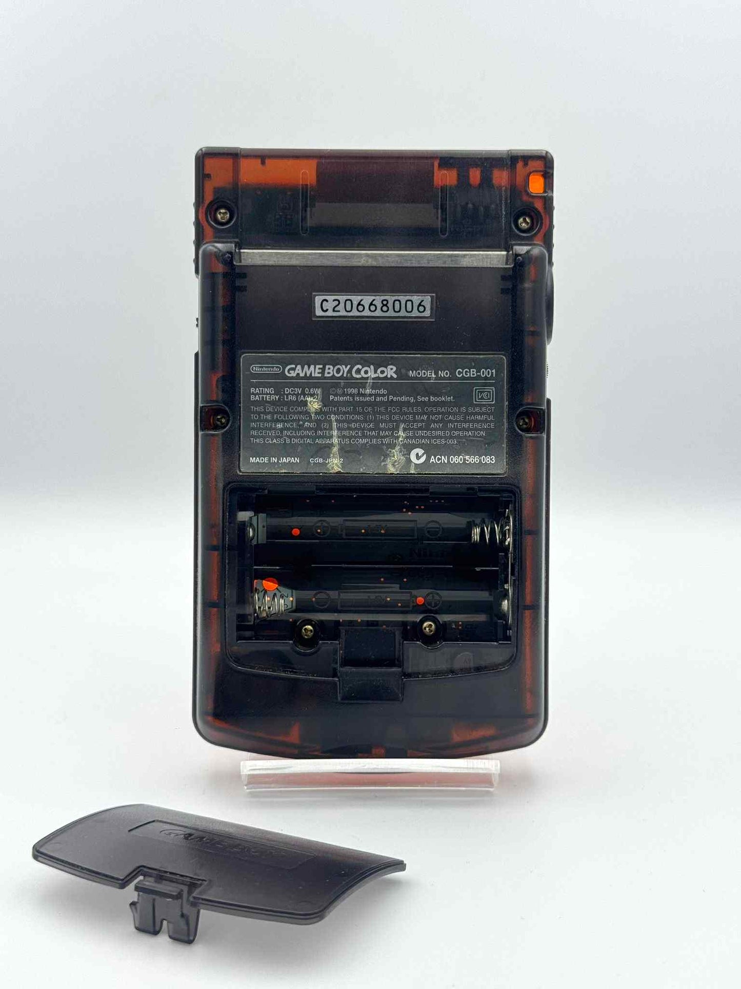 Game Boy Color – Clear Orange & Clear Black