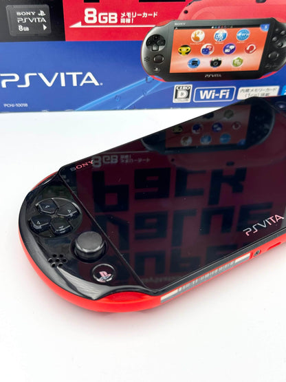 Sony PS Vita 2000 – Pack Rouge et Noir (Complet) 