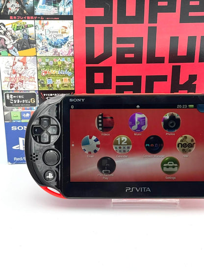 Sony PS Vita 2000 – Pack Rouge et Noir (Complet) 