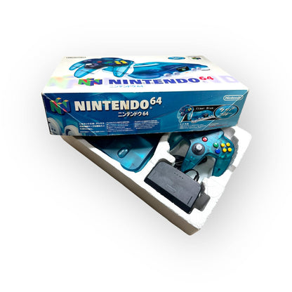 Nintendo 64 – Clear Blue (Boxed)