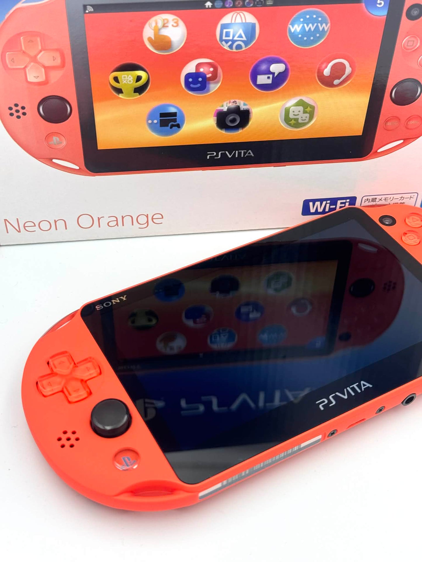 PS Vita 2000 – Neon Orange (Complete in Box)