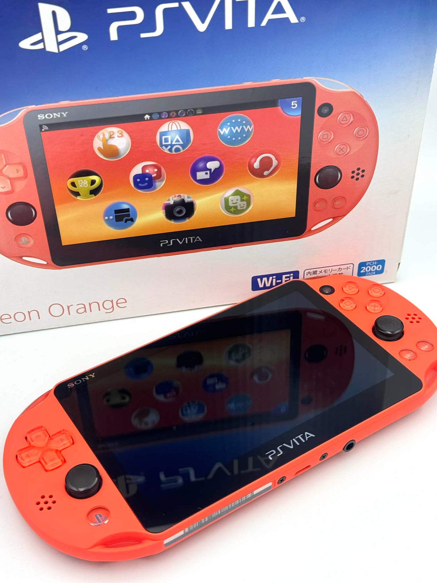 PS Vita 2000 – Neon Orange (Complete in Box)
