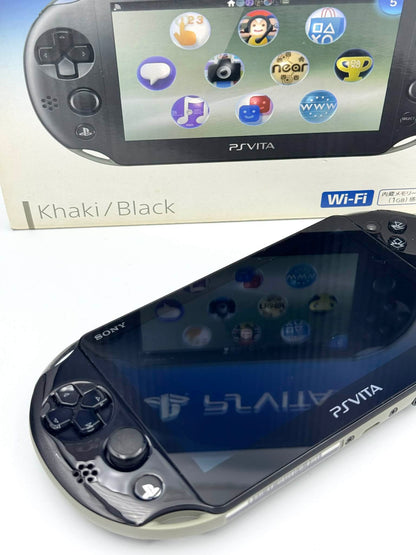 PS Vita 2000 – Khaki / Black