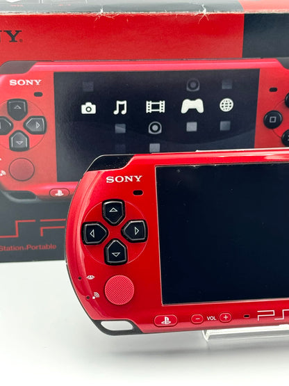 PSP 3000 – Pack Valeur Rouge/Noir (Complet) 