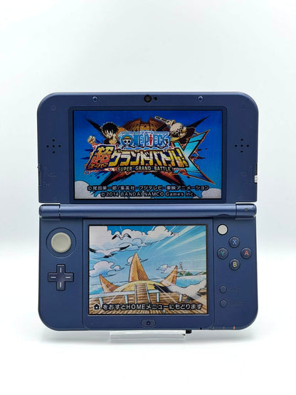 Nouvelle Nintendo 3DS LL – Bleu métallisé (Boîte complète) 