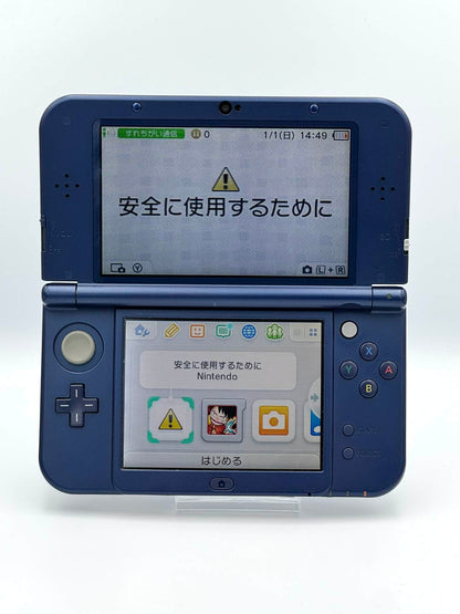 Nouvelle Nintendo 3DS LL – Bleu métallisé (Boîte complète) 