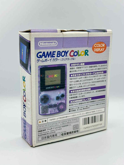 Game Boy Color Purple – With Box & Manual
