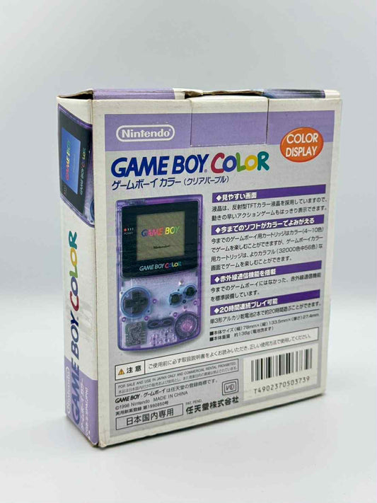 Game Boy Color Purple – With Box & Manual