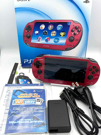 PS Vita 1000 – Red Model Complete In box🇯🇵