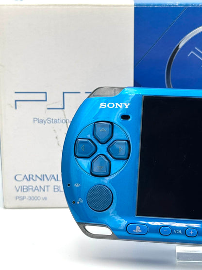 PSP 3000 – Bleu vif, boîte complète🇯🇵 