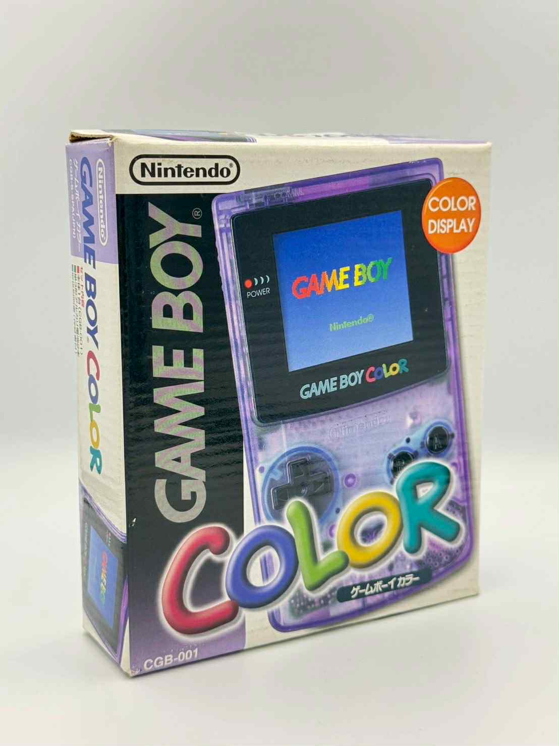 Game Boy Color Purple – With Box & Manual