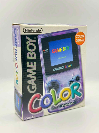 Game Boy Color Purple – With Box & Manual